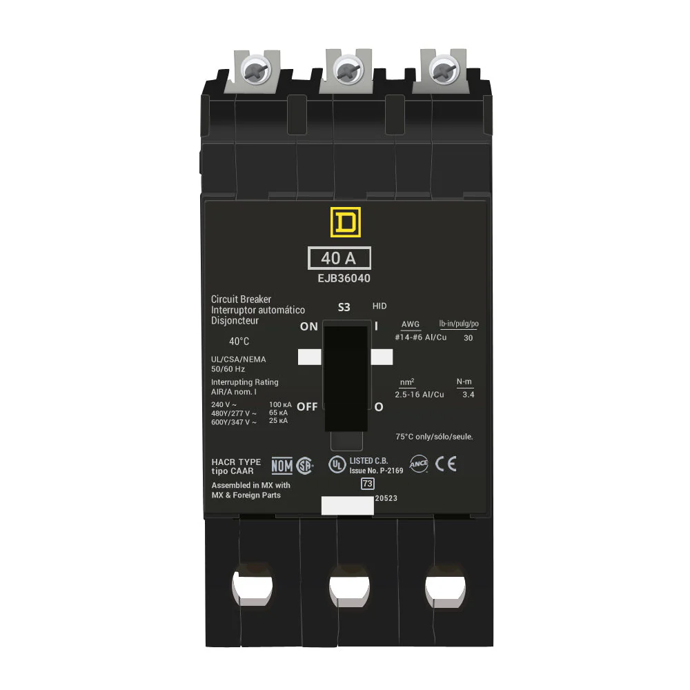 EJB36040 - Square D - Molded Case Circuit Breaker
