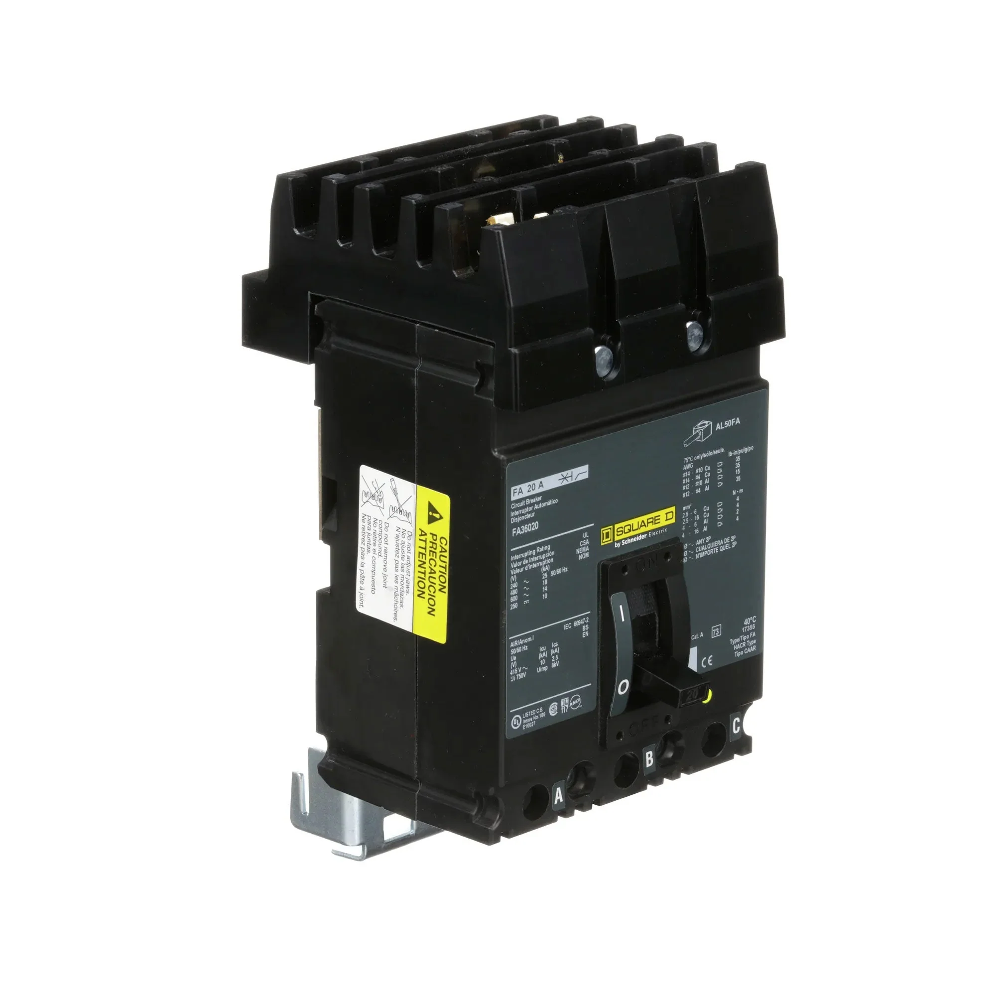 FA36020 - Square D - Molded Case Circuit Breaker - Image 2