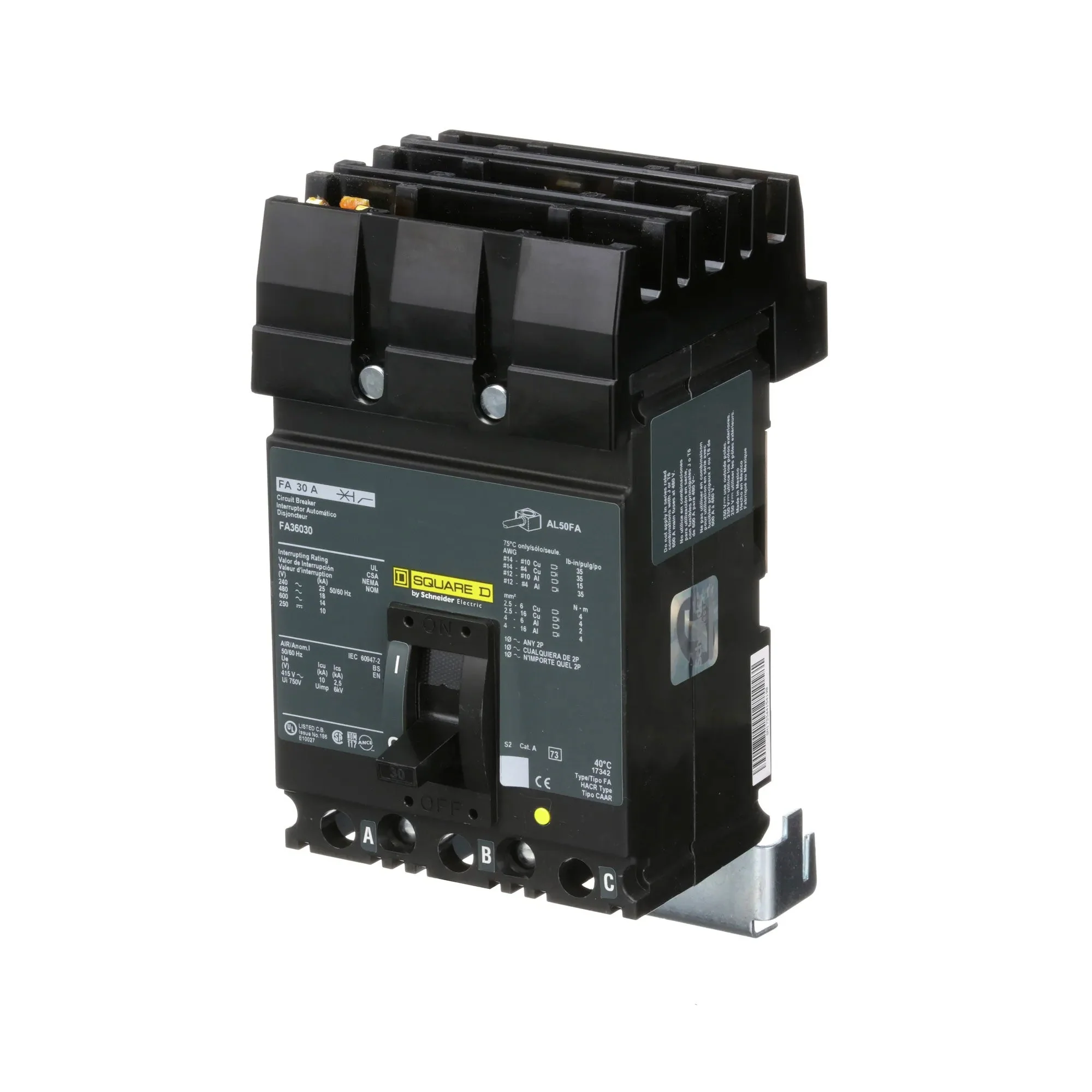FA36030 - Square D - Molded Case Circuit Breaker - Image 3
