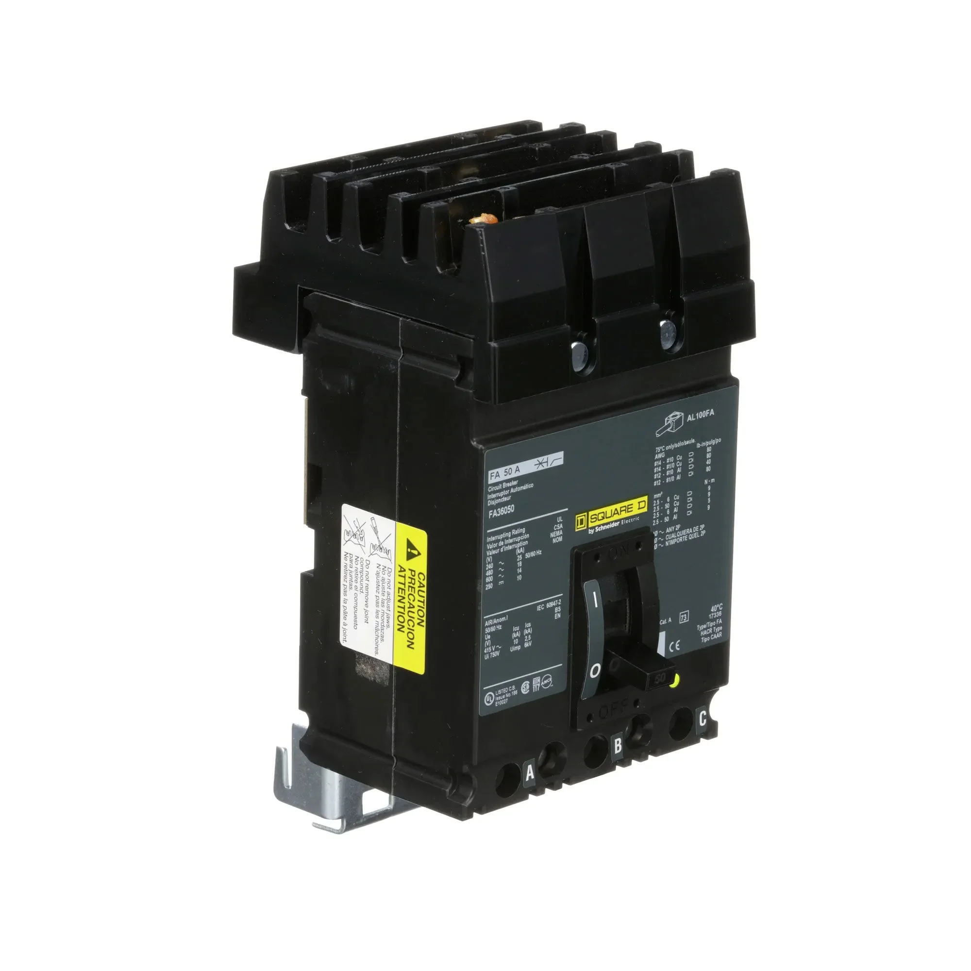 FA36050 - Square D - Molded Case Circuit Breaker - Image 2