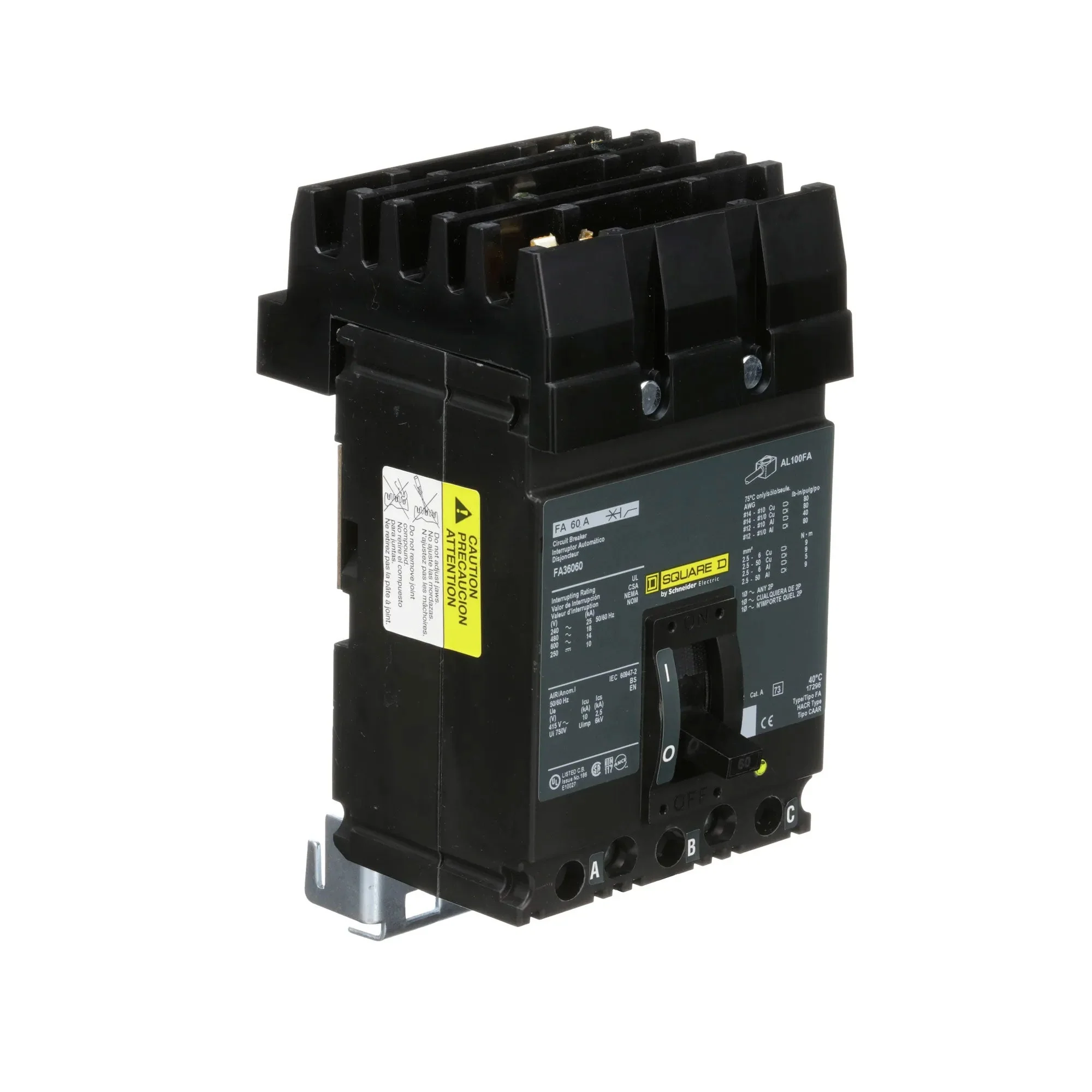 FA36060 - Square D - Molded Case Circuit Breaker - Image 2