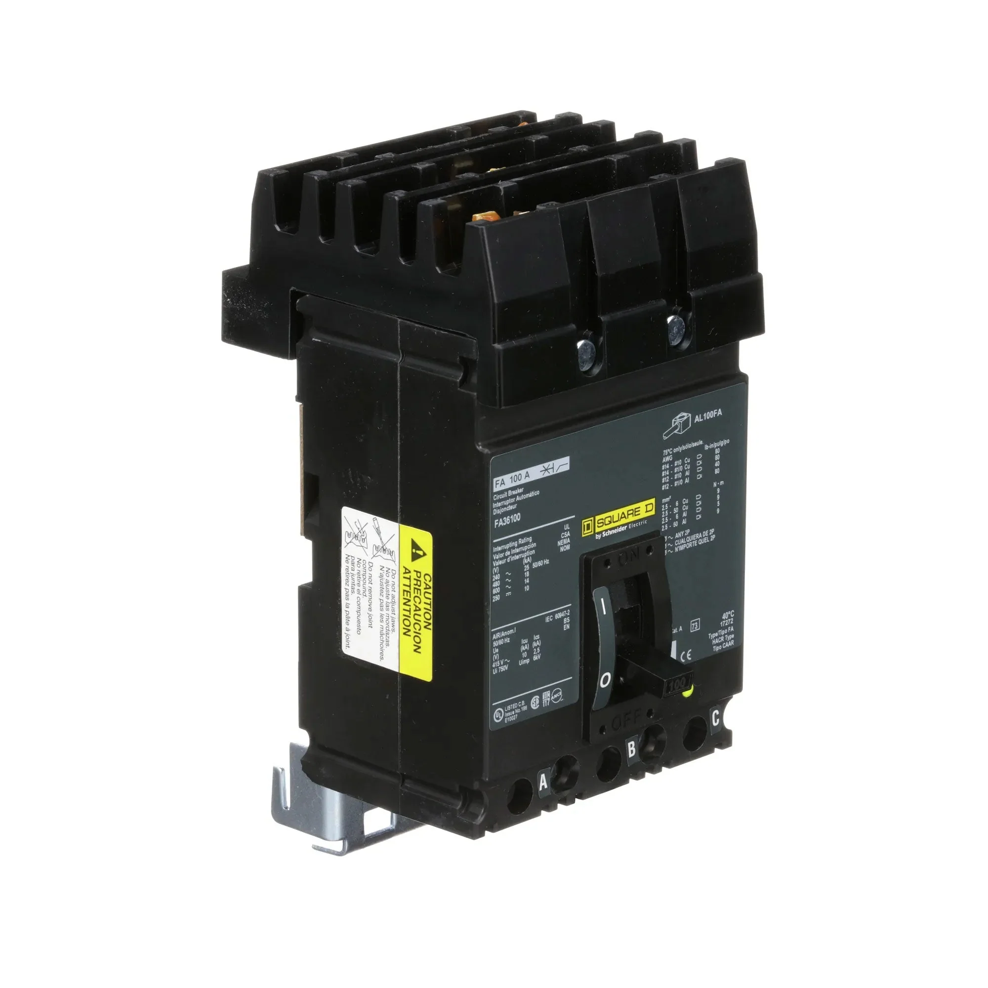 FA36100 - Square D - Molded Case Circuit Breaker - Image 2