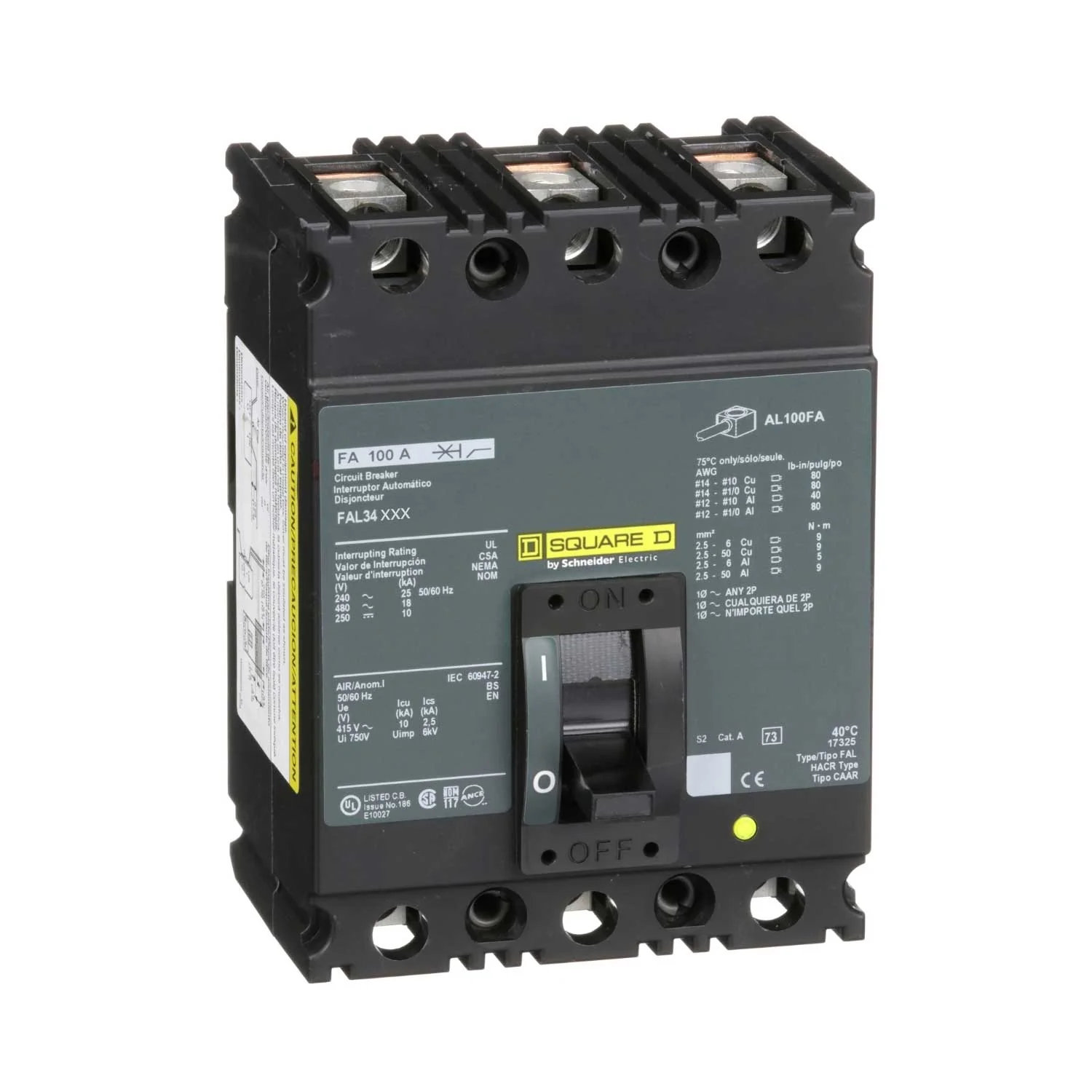 FAL34080 - Square D - Molded Case Circuit Breaker