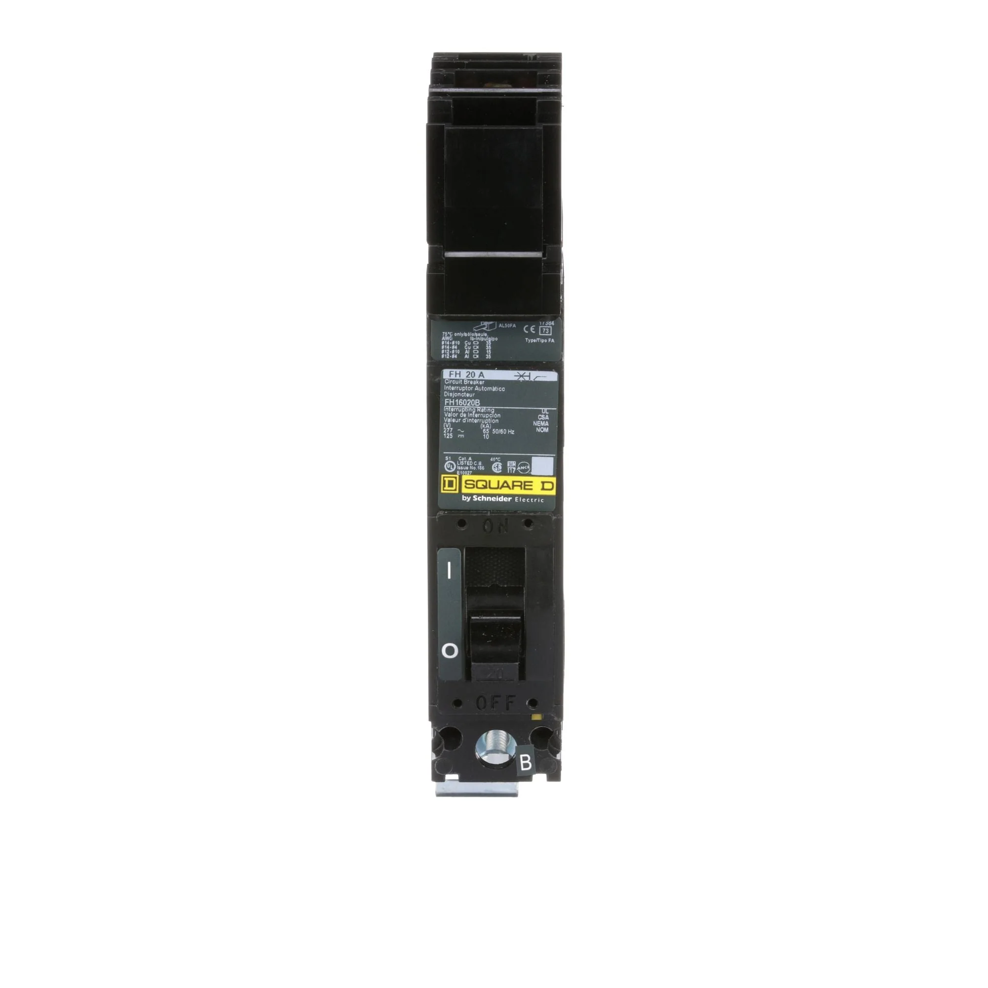 FH16020B - Square D - Molded Case Circuit Breaker