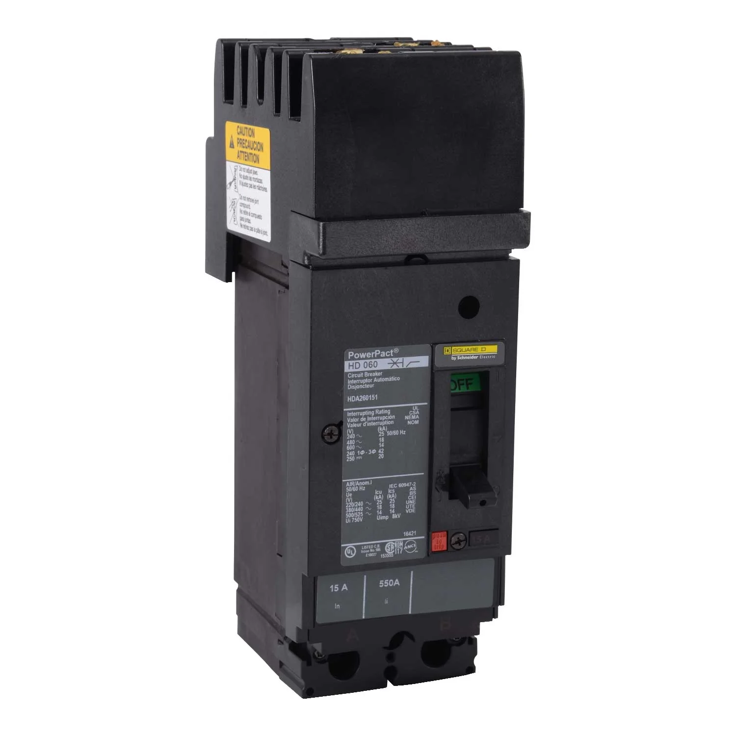 HDA260901 - Square D - Molded Case Circuit Breaker