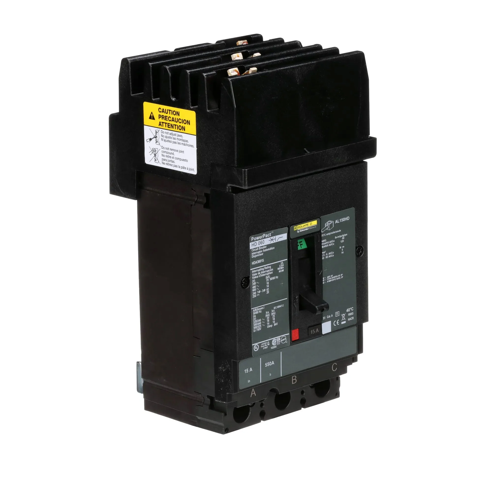 HDA36015 - Square D - Molded Case Circuit Breaker - Image 2