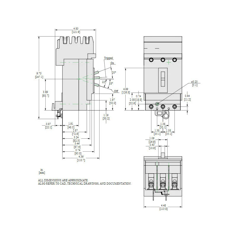 HDA36025 - Square D - Molded Case Circuit Breaker - Image 2