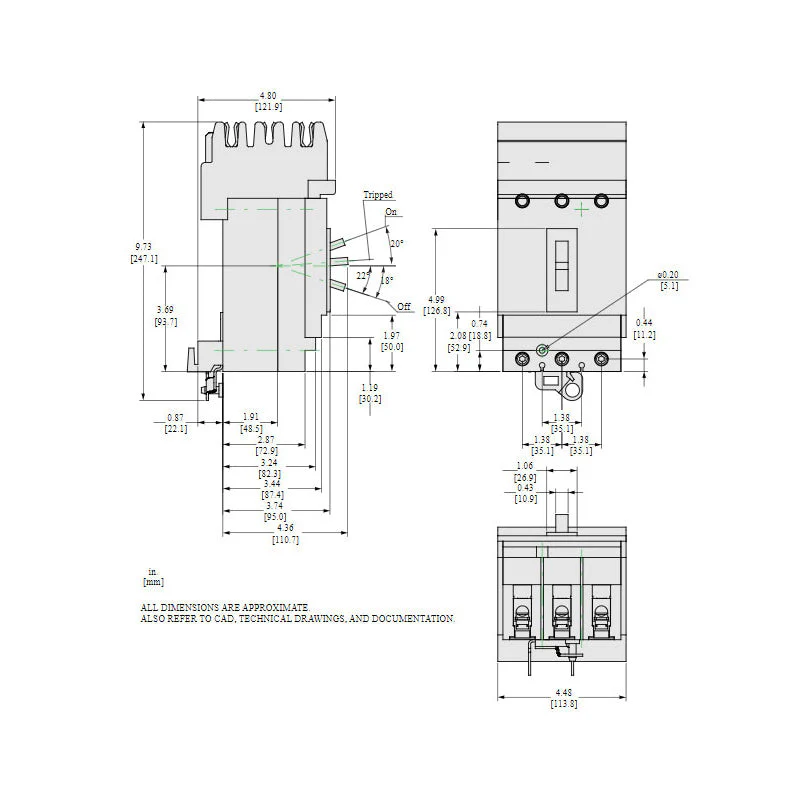 HDA36030 - Square D - Molded Case Circuit Breaker - Image 5