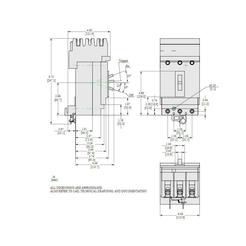 HDA36035 - Square D - Molded Case Circuit Breaker - Image 2