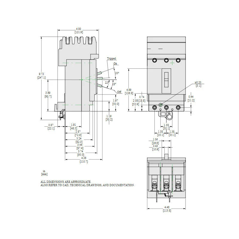 HDA36040 - Square D - Molded Case Circuit Breaker - Image 5