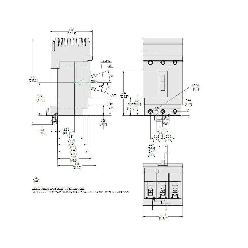 HDA36045 - Square D - Molded Case Circuit Breaker - Image 5
