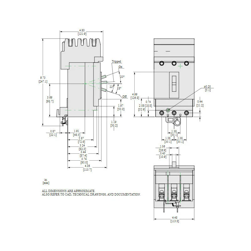 HDA36060U33X - Square D - Molded Case Circuit Breaker - Image 2