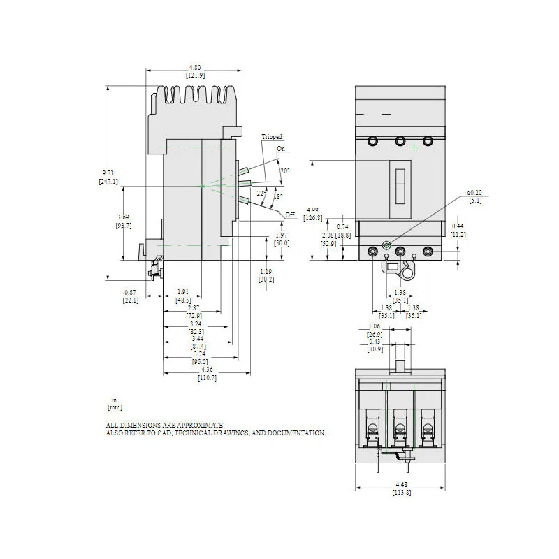 HDA36070 - Square D - Molded Case Circuit Breaker - Image 5