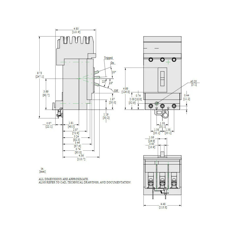 HDA36080 - Square D - Molded Case Circuit Breaker - Image 5