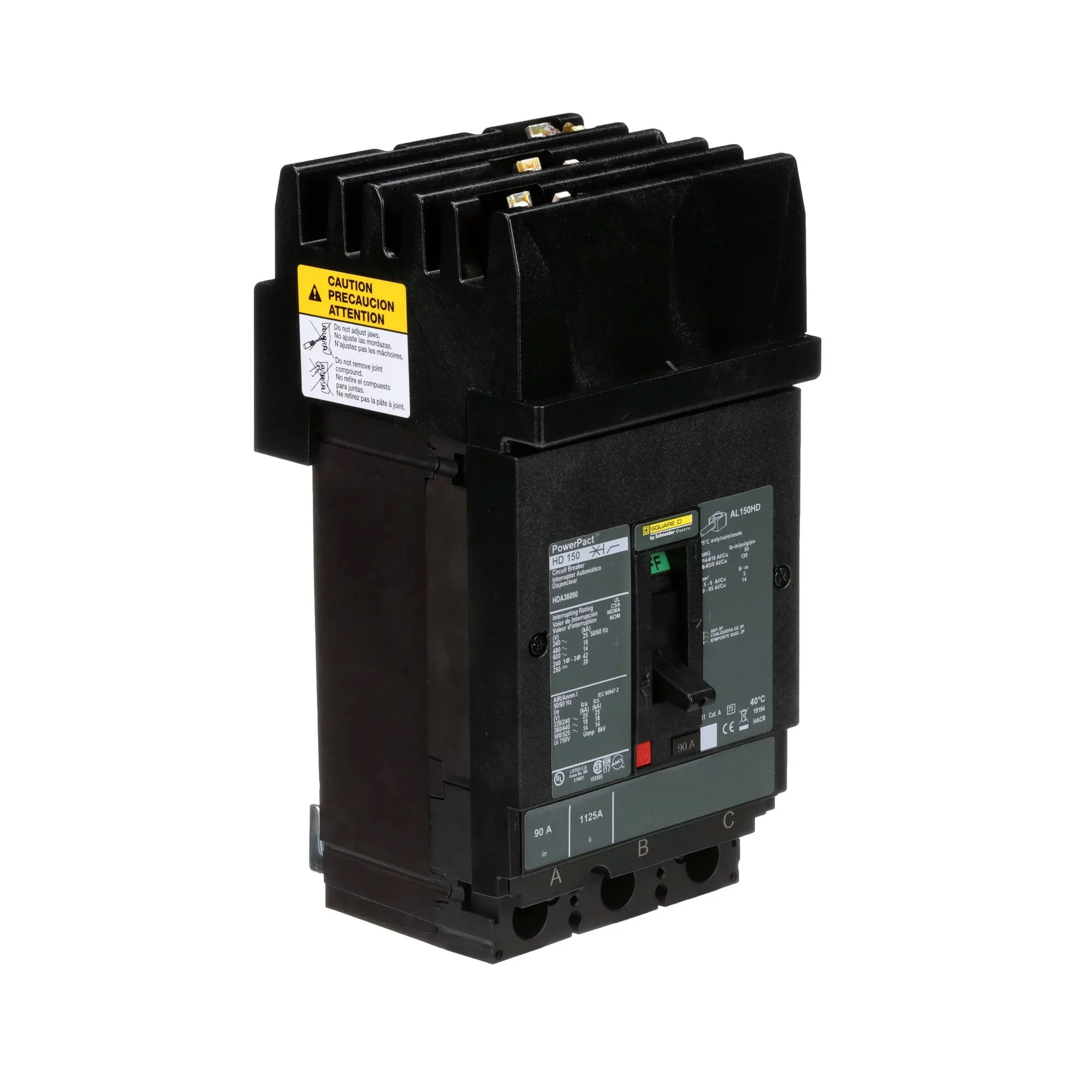 HDA36090 - Square D - Molded Case Circuit Breaker - Image 2