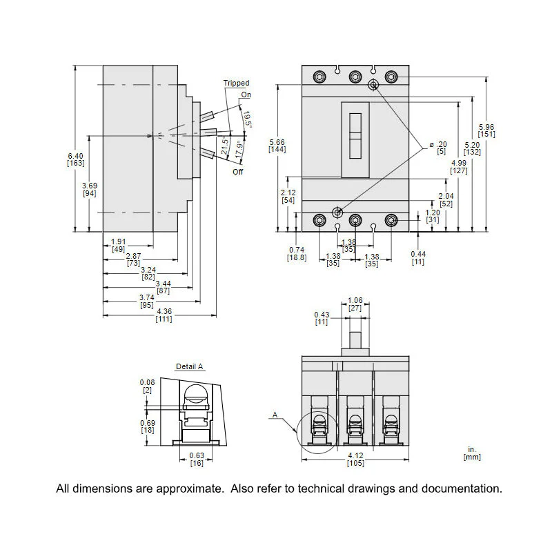 HDL36030 - Square D - Molded Case Circuit Breaker - Image 5
