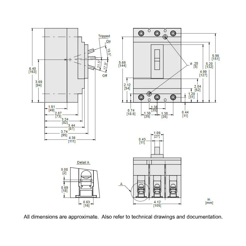 HDL36040 - Square D - Molded Case Circuit Breaker - Image 5
