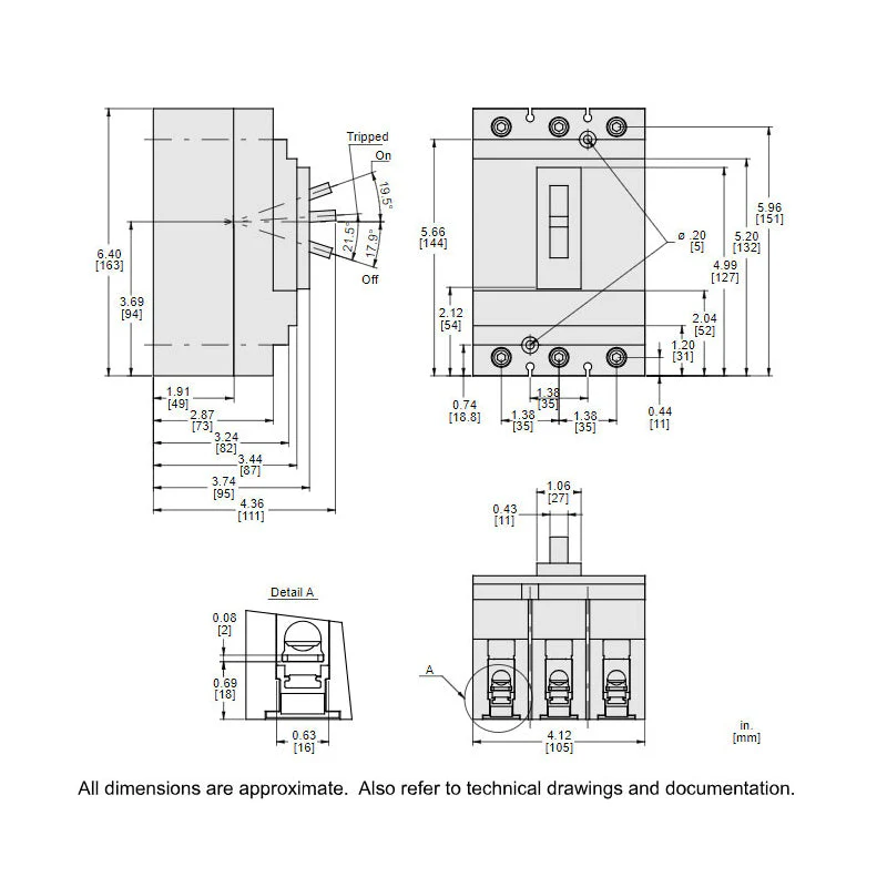 HDL36070 - Square D - Molded Case Circuit Breaker - Image 5