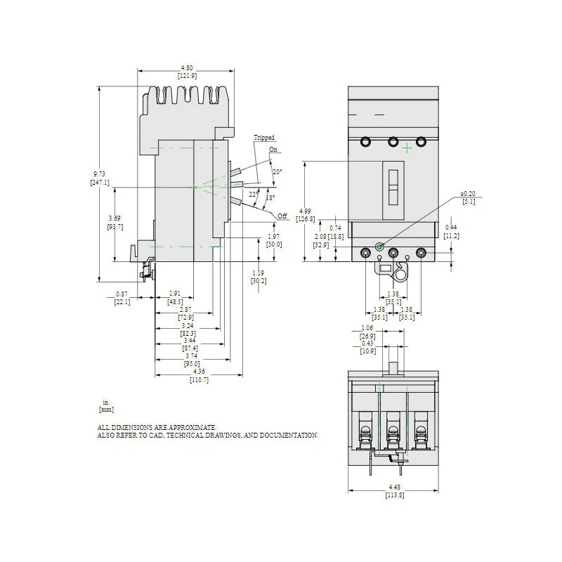 HGA36015 - Square D - Molded Case Circuit Breaker - Image 5