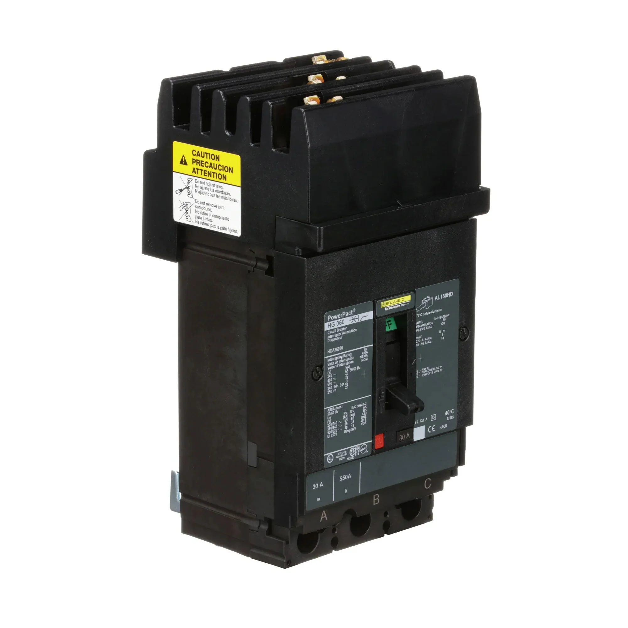 HGA36030 - Square D - Molded Case Circuit Breaker - Image 2