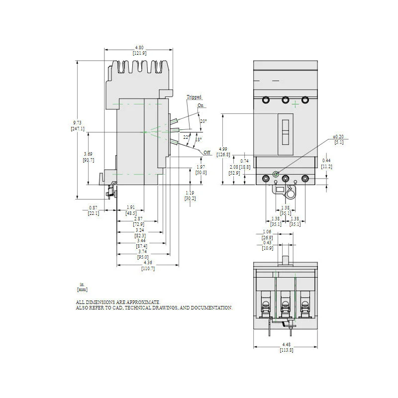 HGA36040 - Square D - Molded Case Circuit Breaker - Image 5