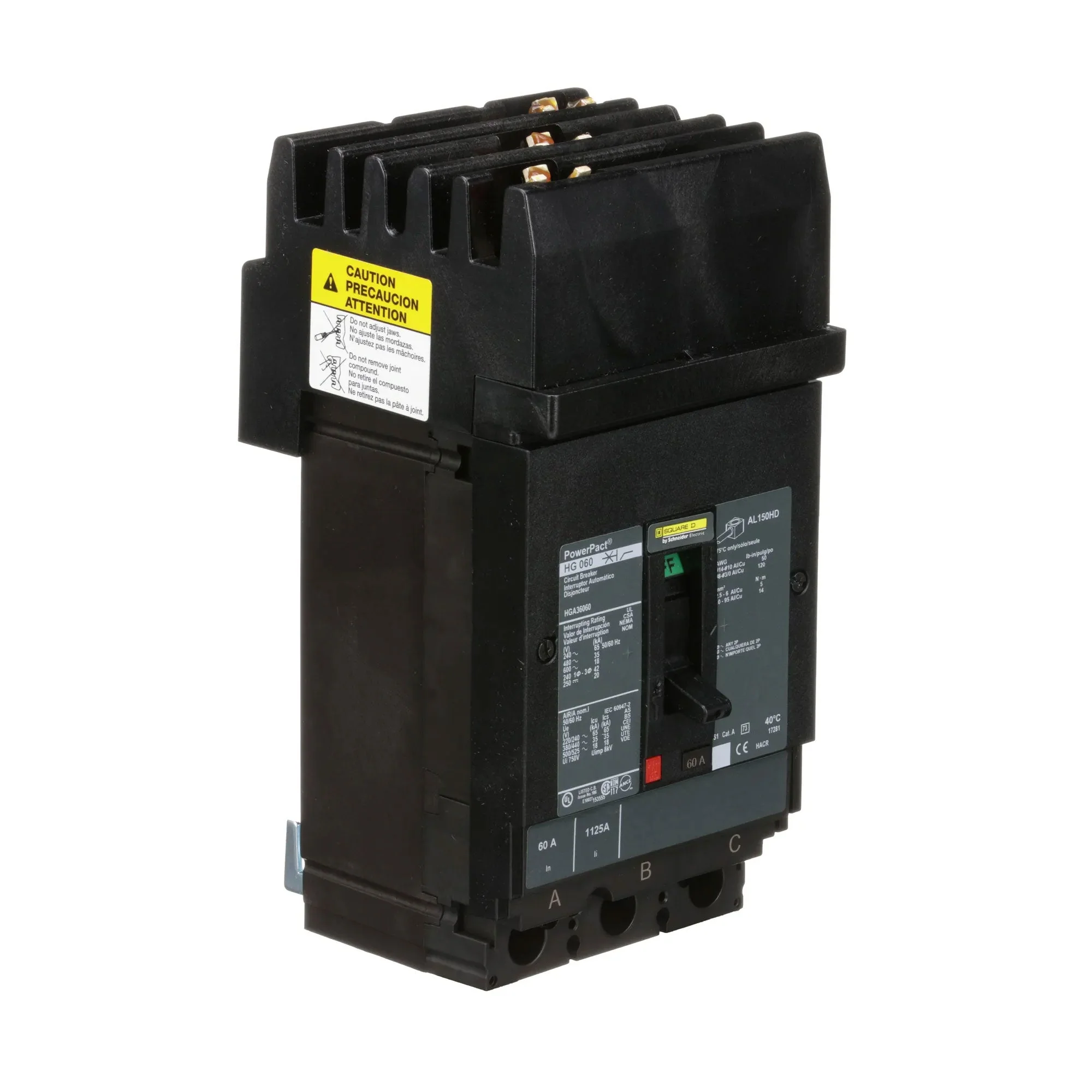 HGA36060 - Square D - Molded Case Circuit Breaker - Image 2