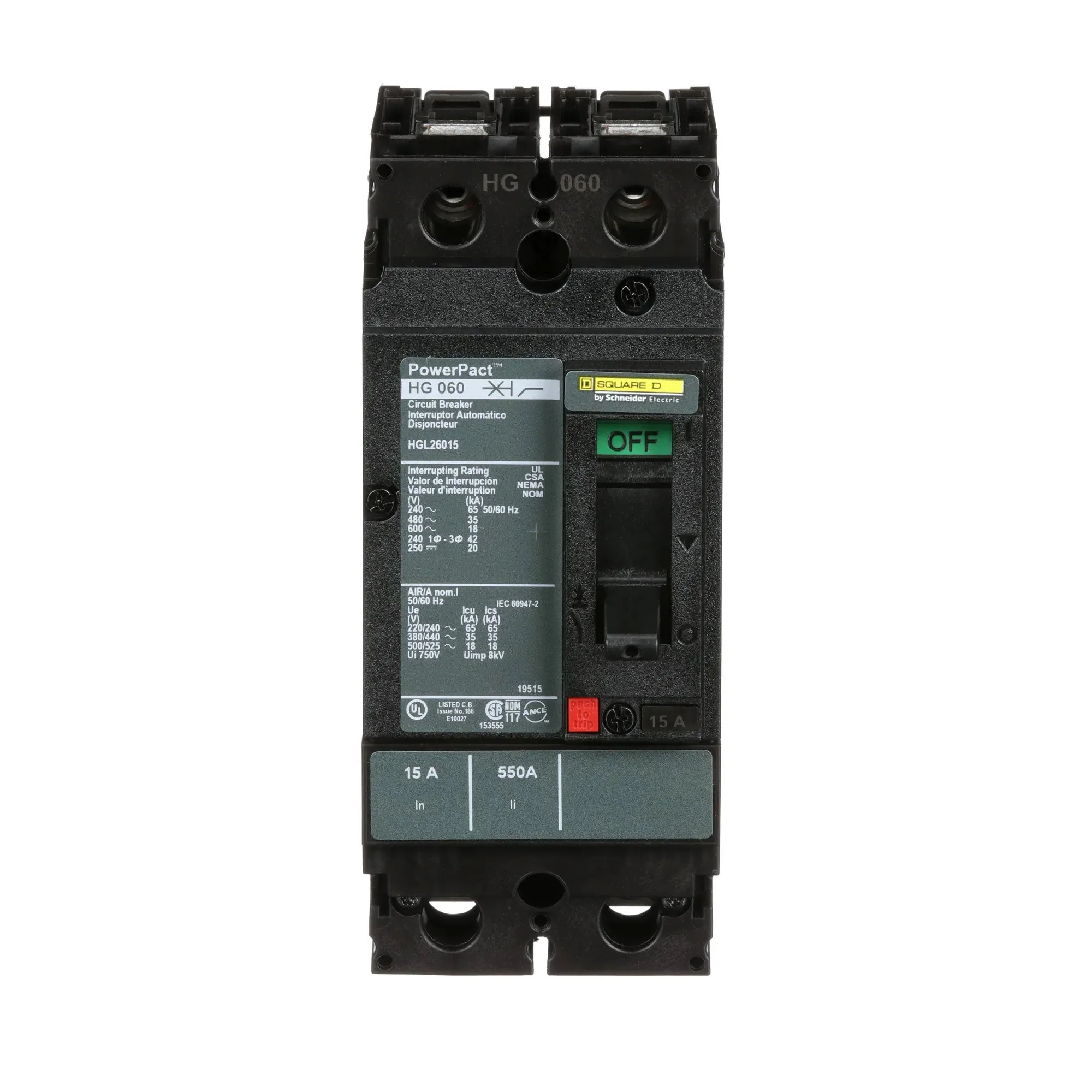 HGL26060 - Square D - Molded Case Circuit Breaker