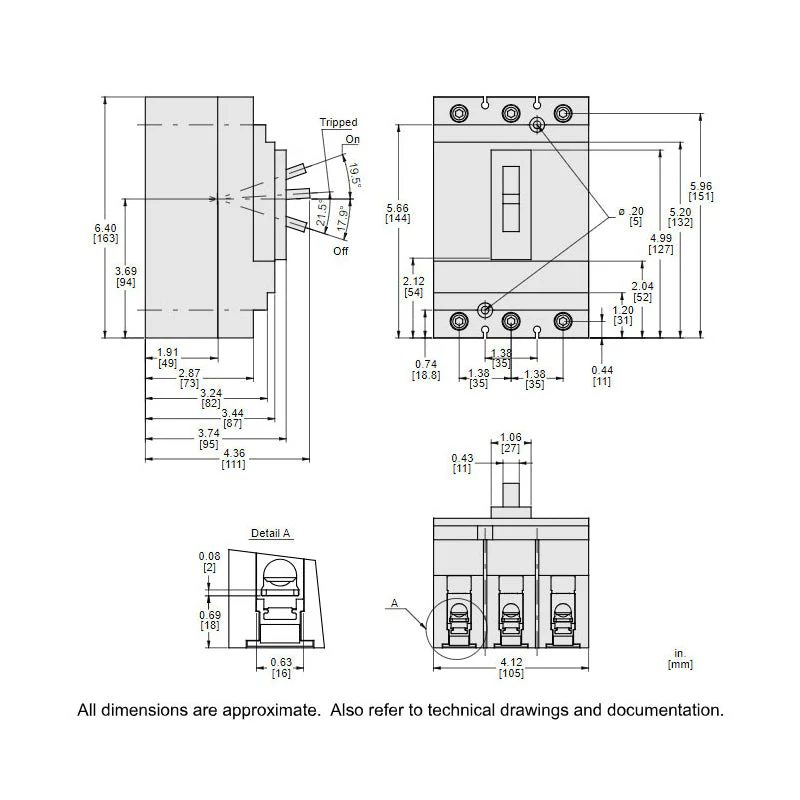 HGL36015 - Square D - Molded Case Circuit Breaker - Image 5
