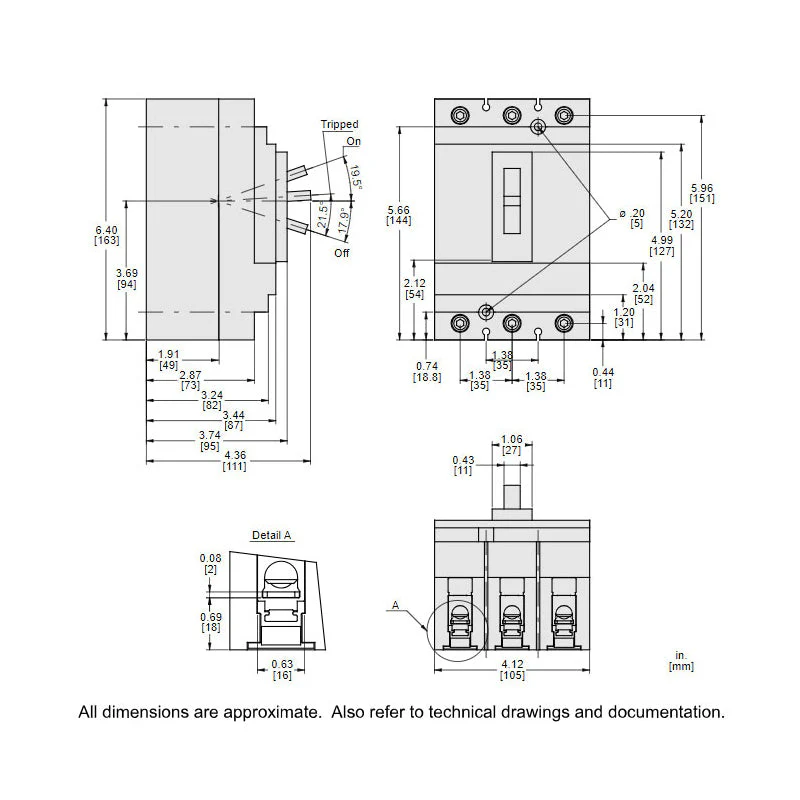 HGL36020 - Square D - Molded Case Circuit Breaker - Image 5