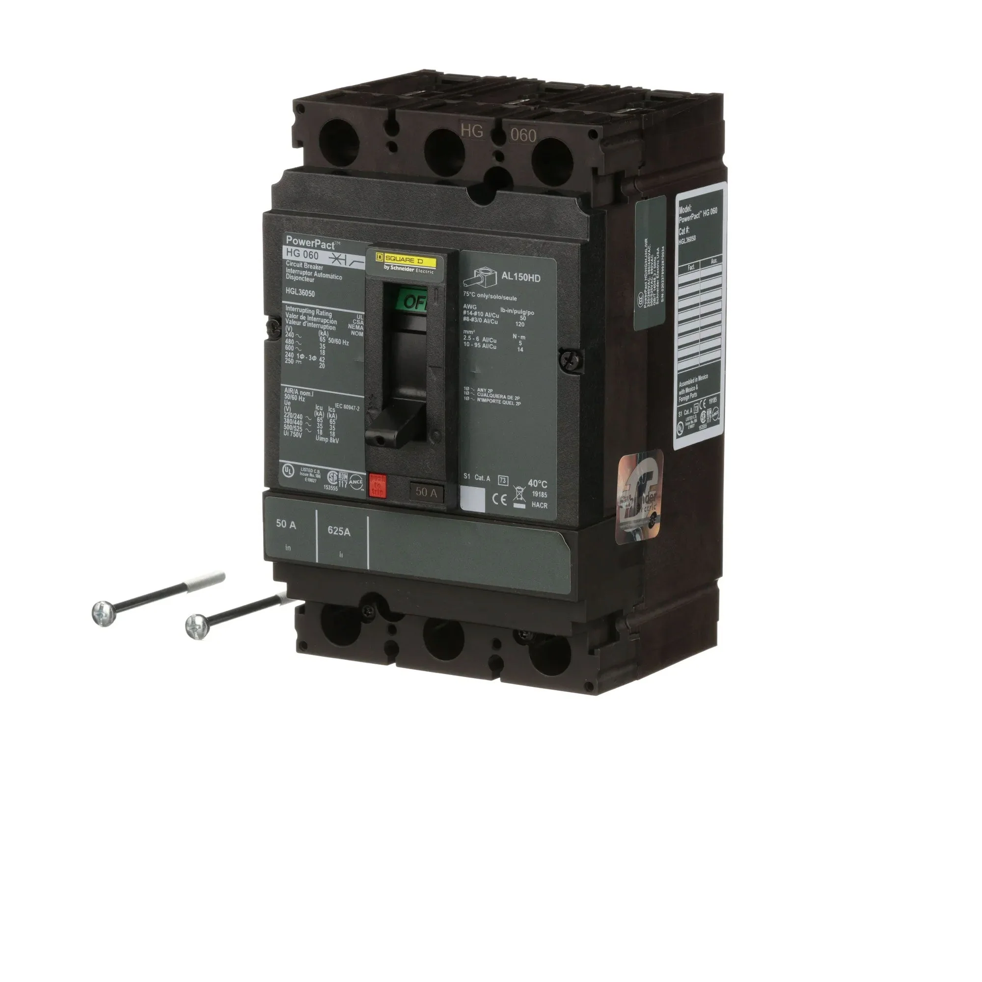 HGL36050 - Square D - Molded Case Circuit Breaker - Image 4