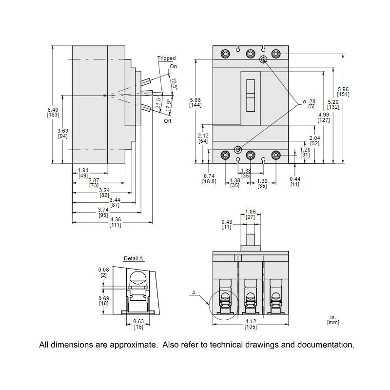 HGL36090 - Square D - Molded Case Circuit Breaker - Image 5
