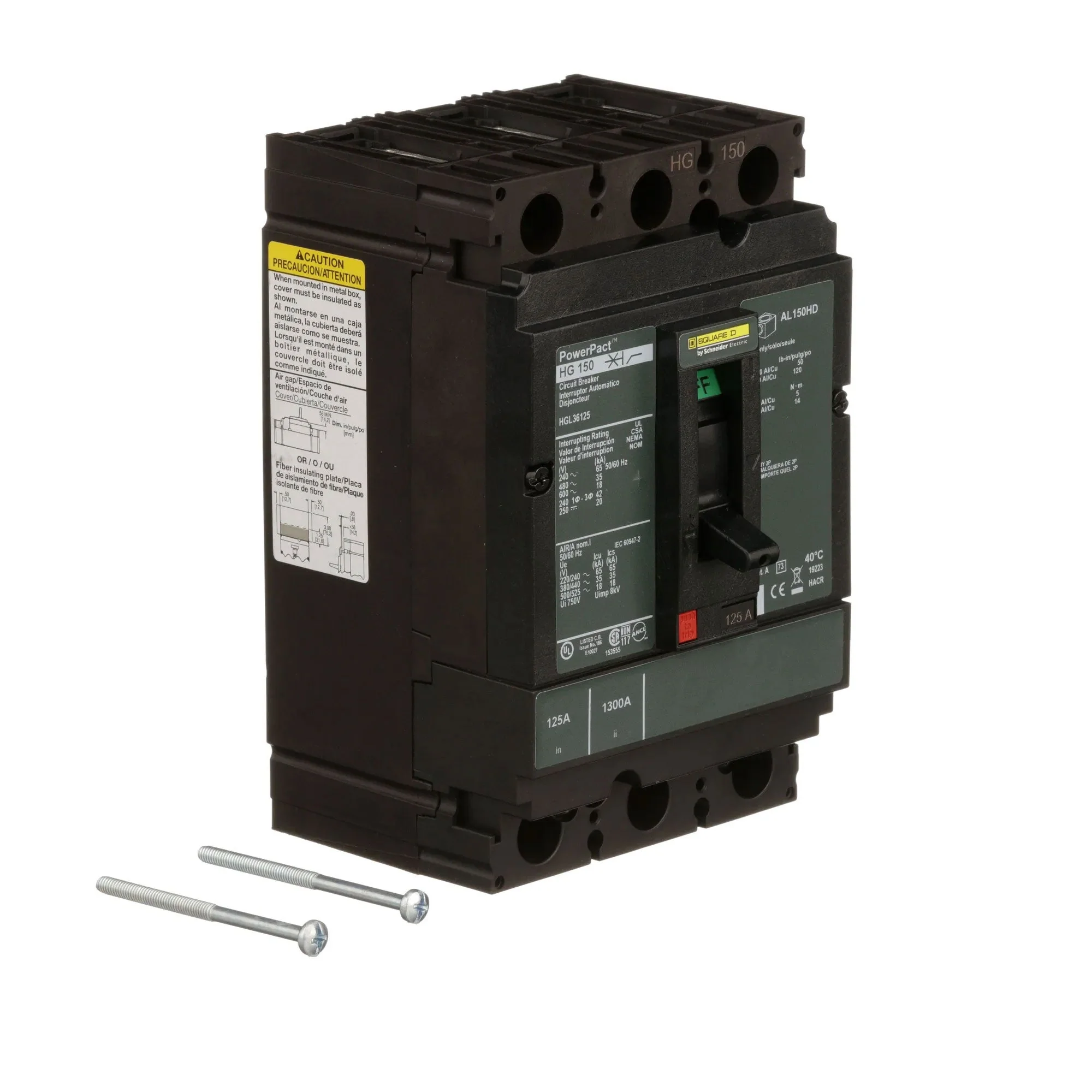 HGL36125 - Square D - Molded Case Circuit Breaker - Image 2