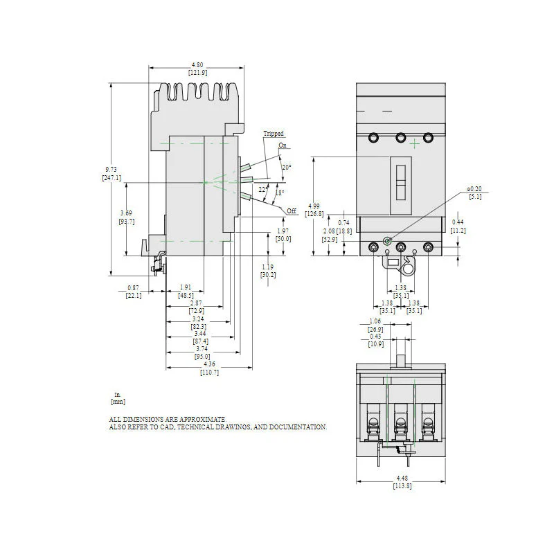 HJA36030 - Square D - Molded Case Circuit Breaker - Image 5