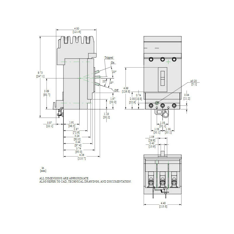 HJA36040 - Square D - Molded Case Circuit Breaker - Image 5