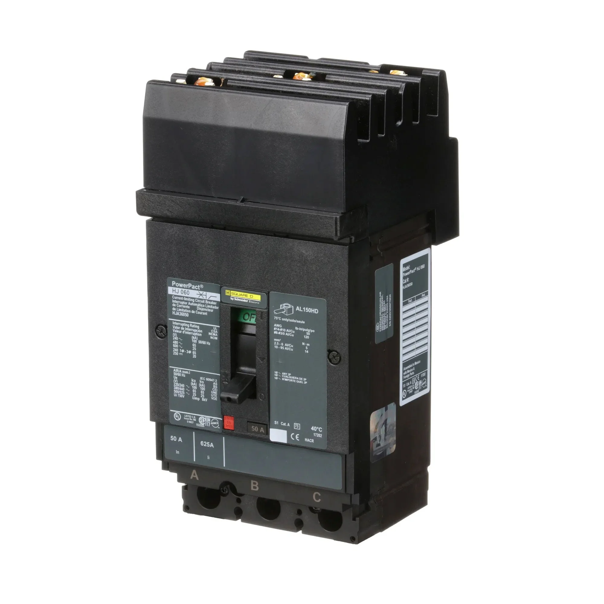 HJA36050 - Square D - Molded Case Circuit Breaker - Image 3
