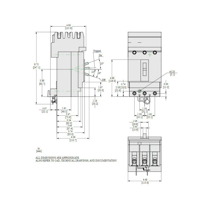 HJA36050 - Square D - Molded Case Circuit Breaker - Image 5