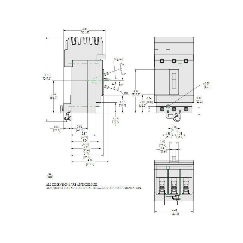 HJA36060 - Square D - Molded Case Circuit Breaker - Image 5