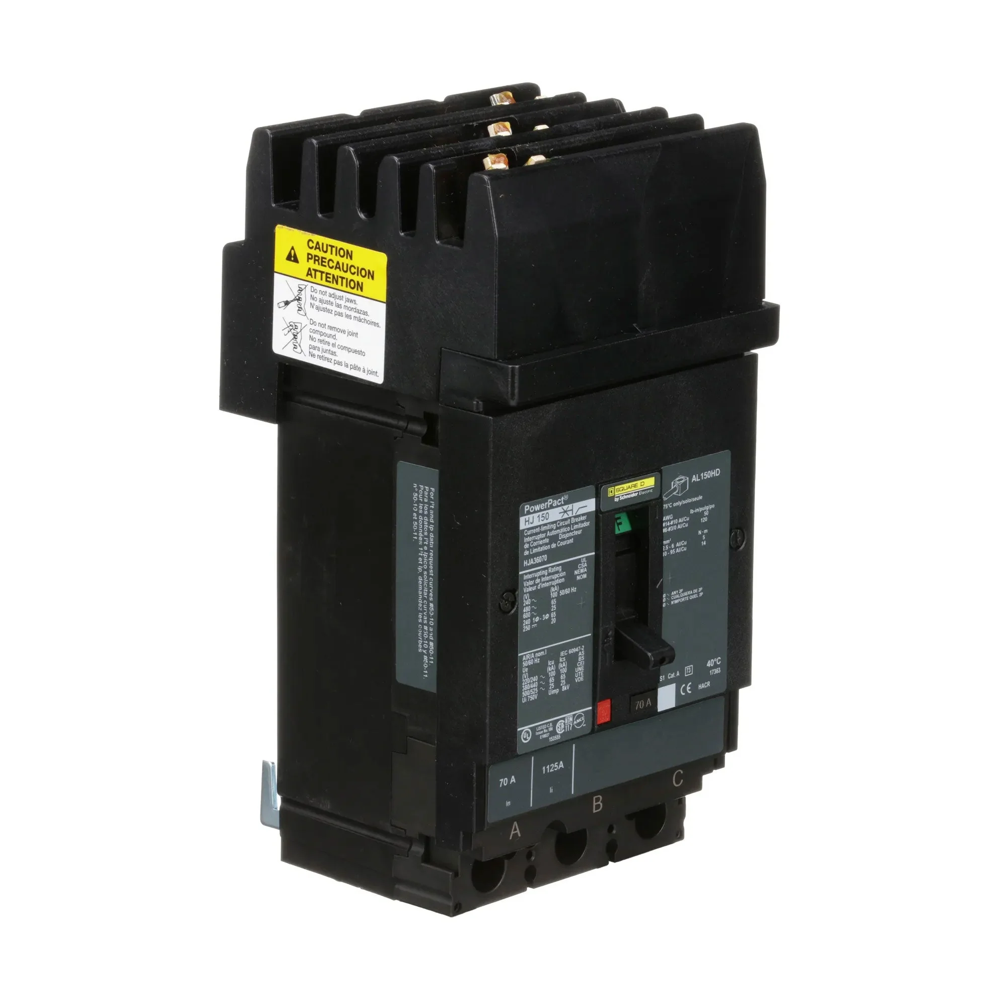 HJA36070 - Square D - Molded Case Circuit Breaker - Image 2