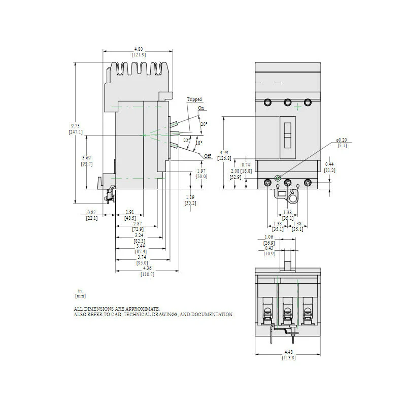 HJA36070 - Square D - Molded Case Circuit Breaker - Image 5