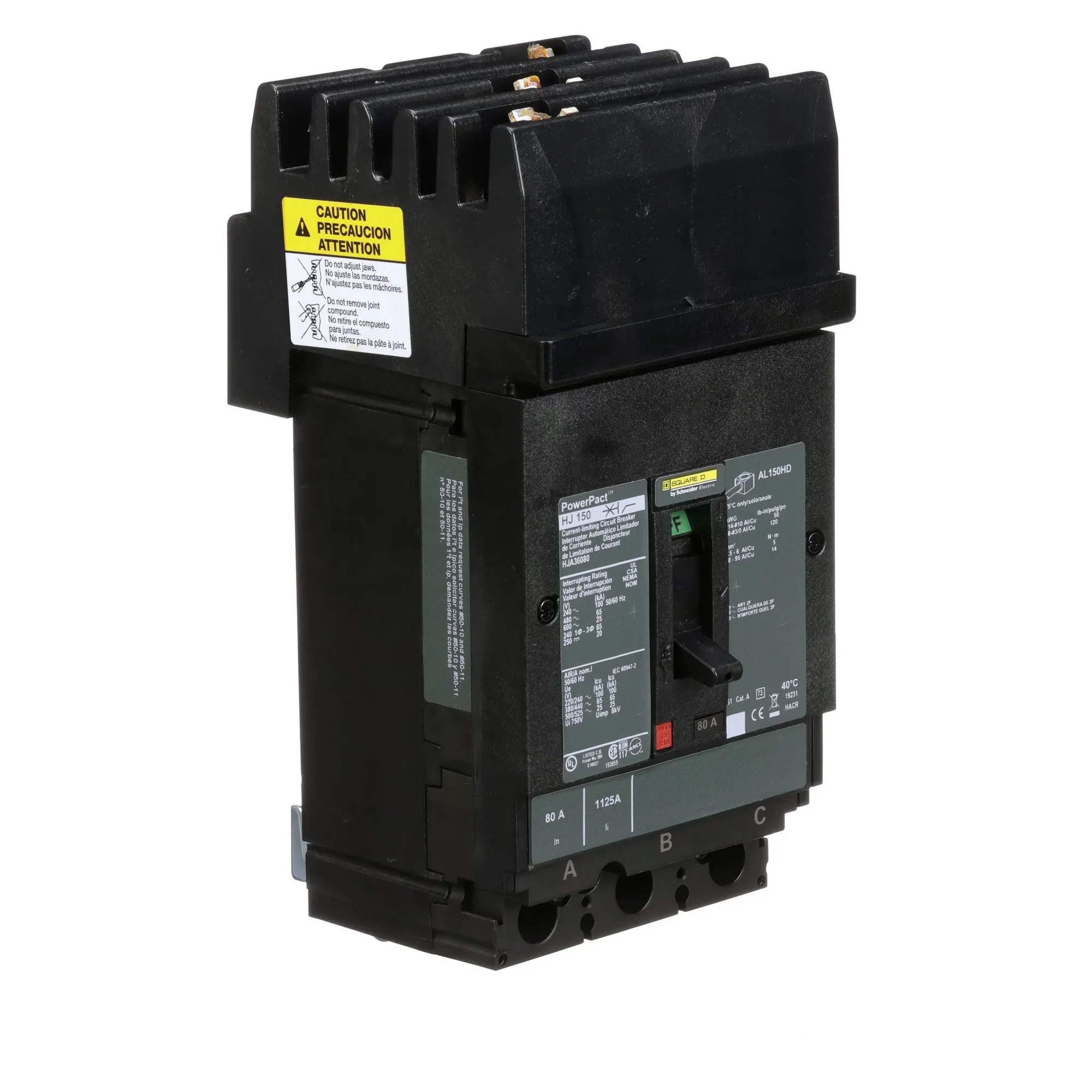 HJA36080 - Square D - Molded Case Circuit Breaker - Image 2
