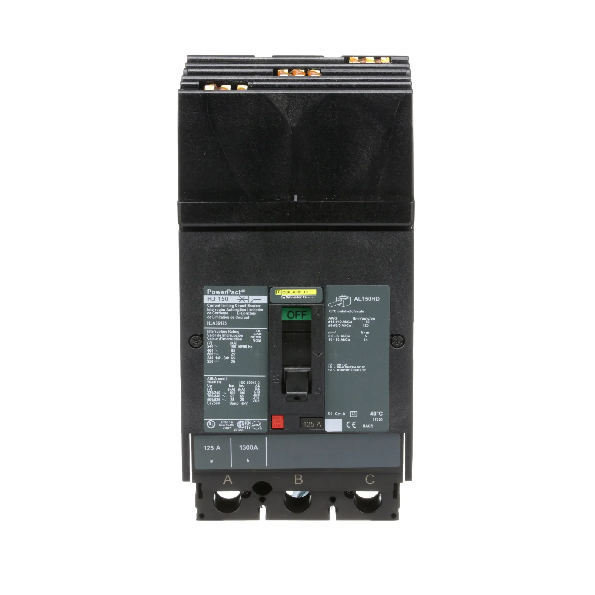 HJA36125 - Square D - Molded Case Circuit Breaker