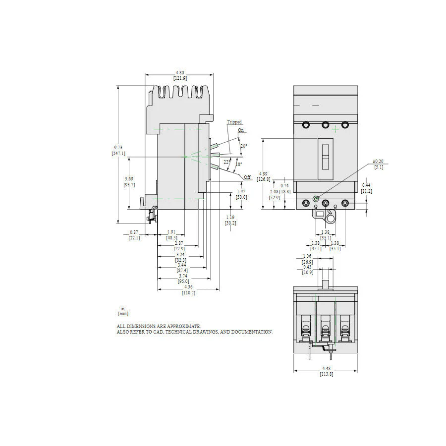 HJA36150 - Square D - Molded Case Circuit Breaker - Image 5