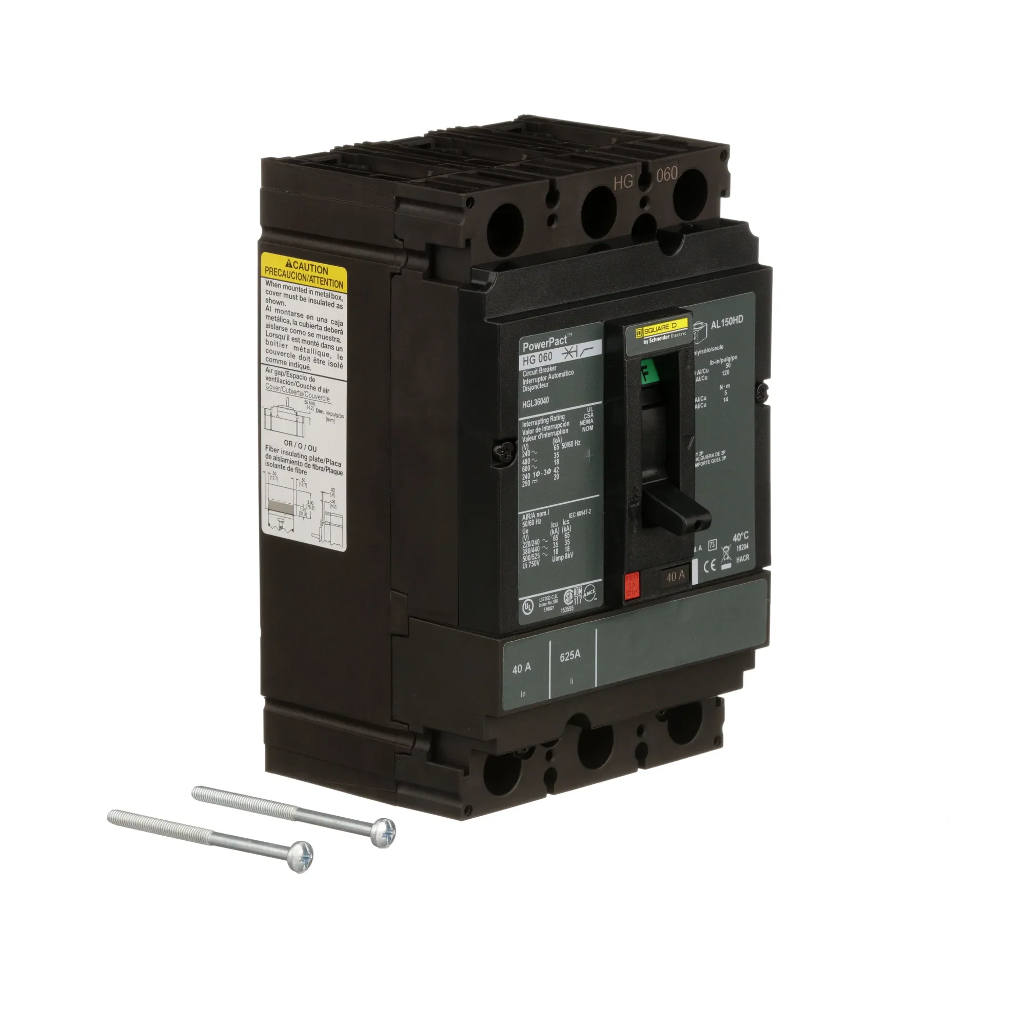 HJL36040 - Square D - Molded Case Circuit Breaker - Image 2
