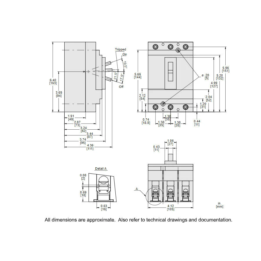 HJL36045 - Square D - Molded Case Circuit Breaker - Image 2