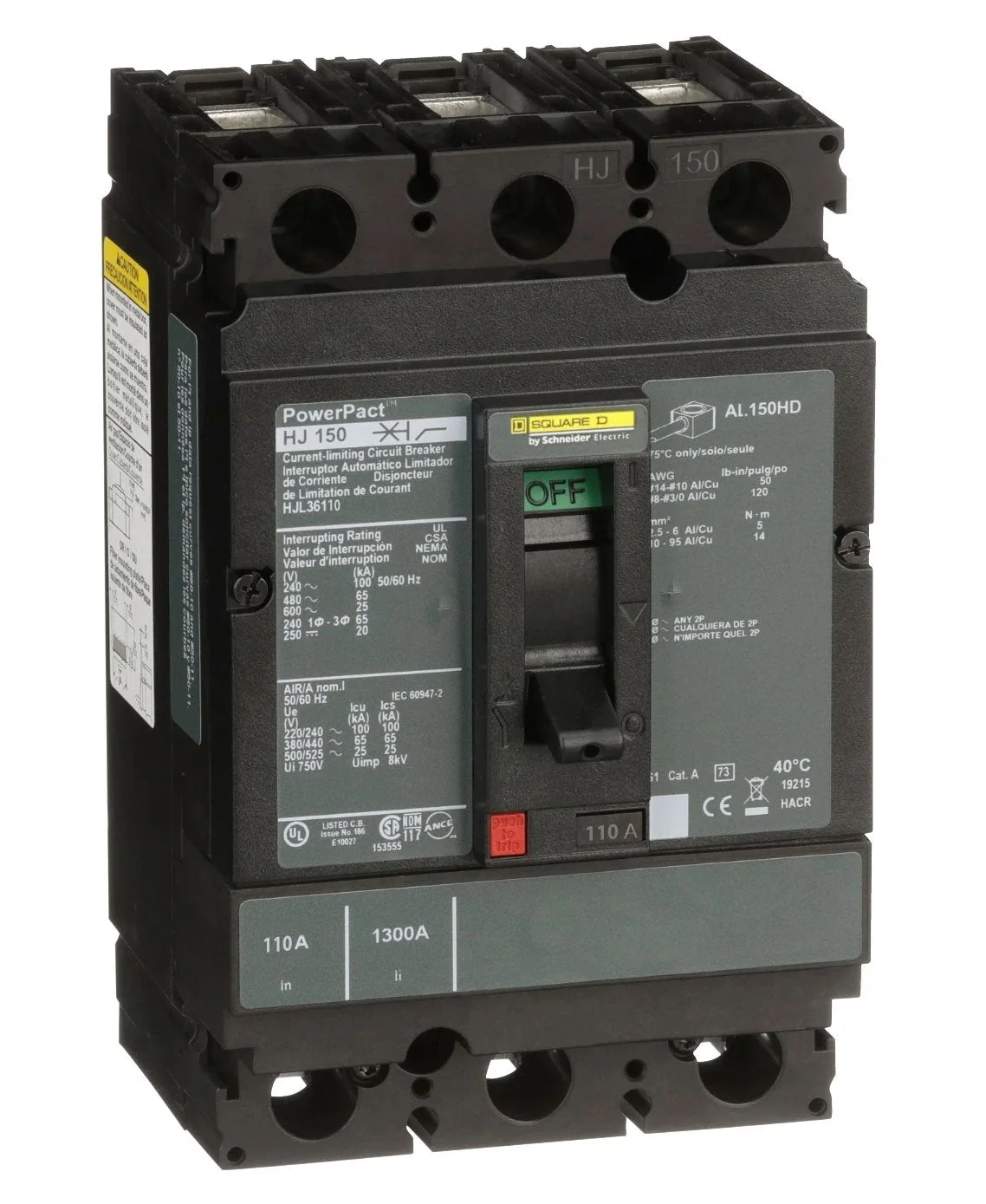 HJL36110 - Square D - Molded Case Circuit Breaker