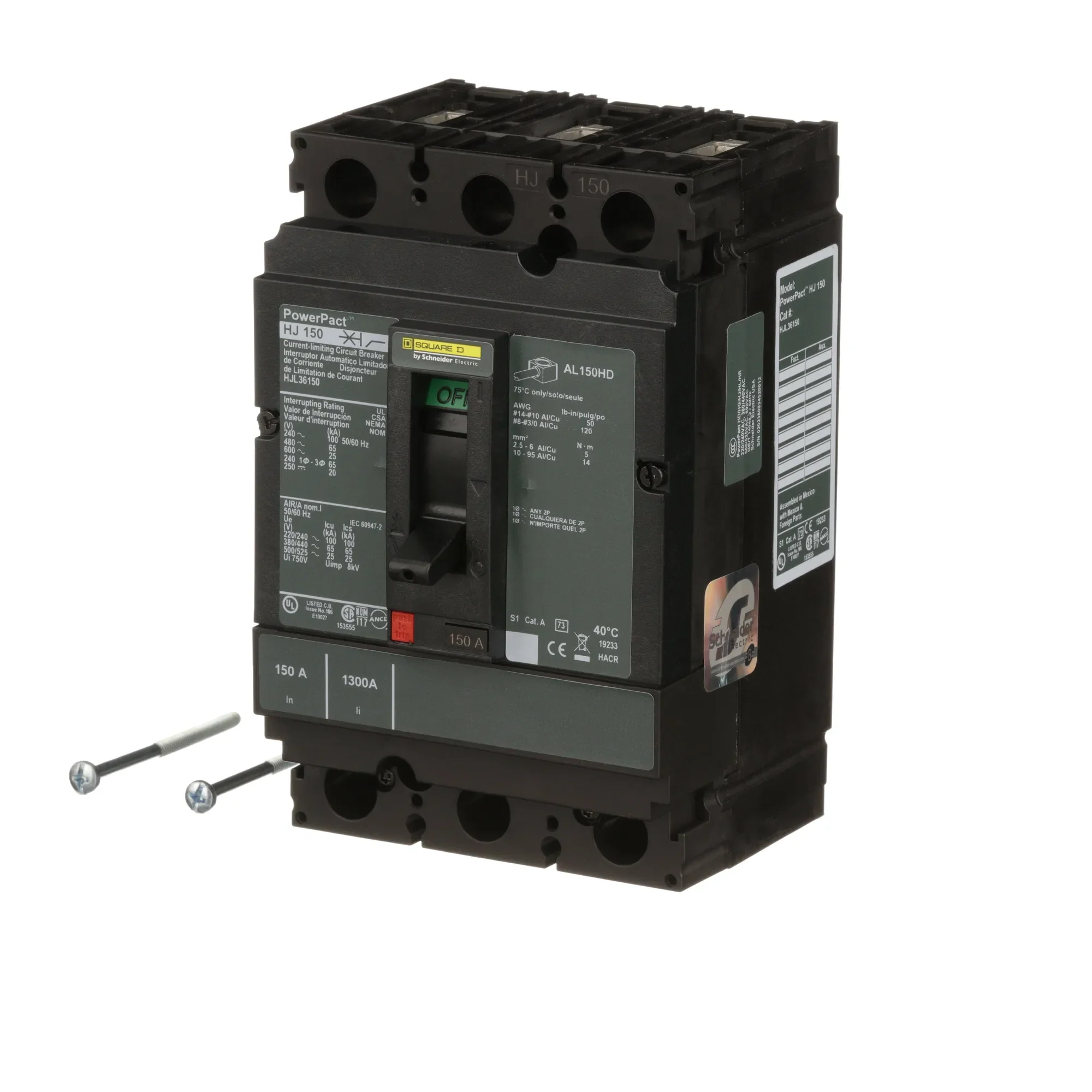 HJL36150 - Square D - Molded Case Circuit Breaker - Image 3
