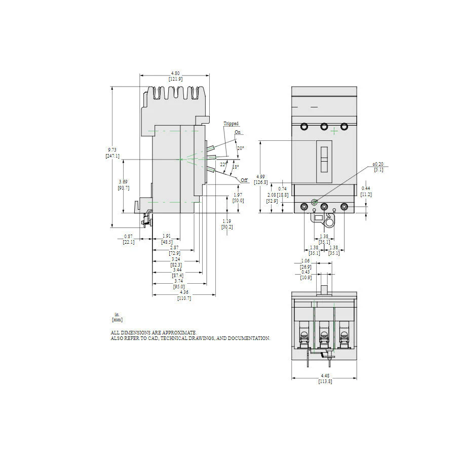 HLA36030 - Square D - Molded Case Circuit Breaker - Image 5