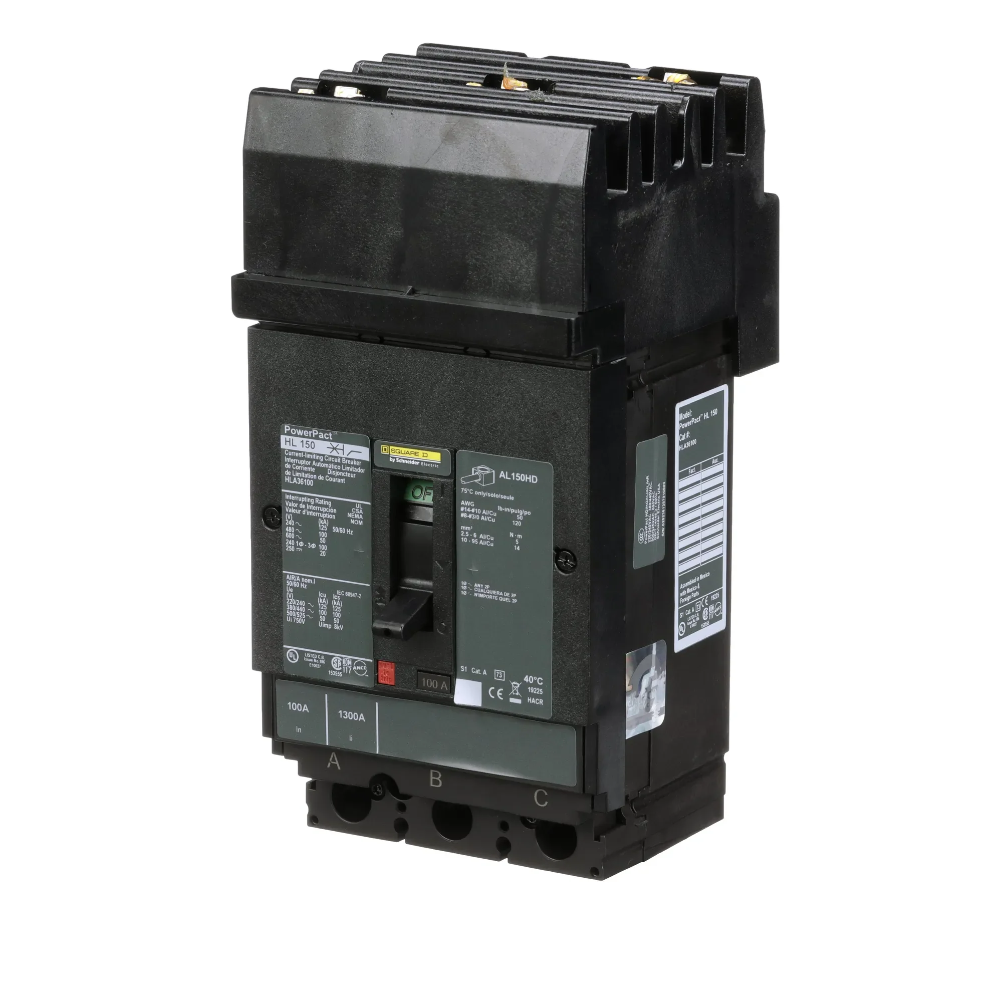 HLA36050 - Square D - Molded Case Circuit Breaker - Image 3