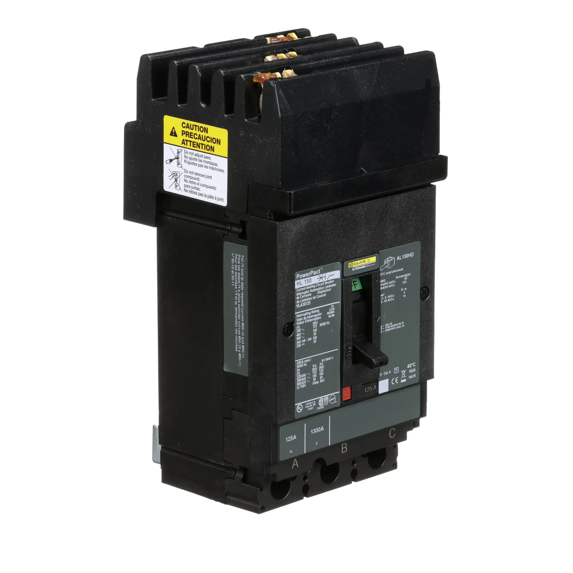HLA36125 - Square D - Molded Case Circuit Breaker - Image 2