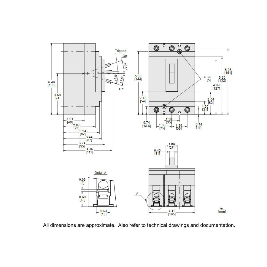 HLL36015 - Square D - Molded Case Circuit Breaker - Image 5